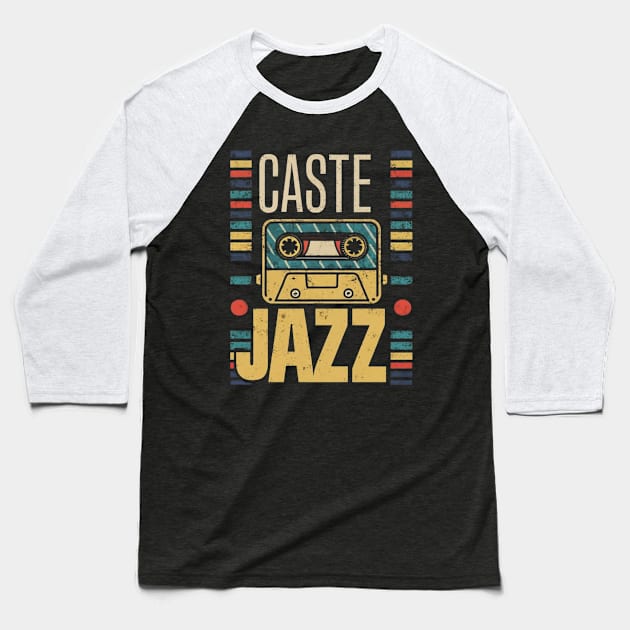 cassette Tape jazz Baseball T-Shirt by Aldrvnd